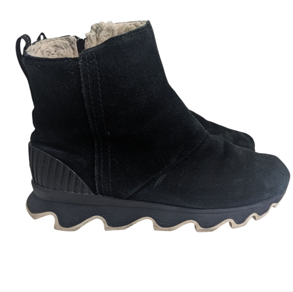 Sorel Women's Black Ankle Boots NL3128-010 Size 8 Comfort Booties